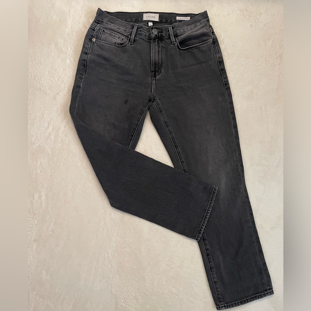 FRAME Le Nouveau Straight Size 26 Black